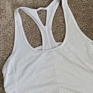 Super soft and light striped workout tank